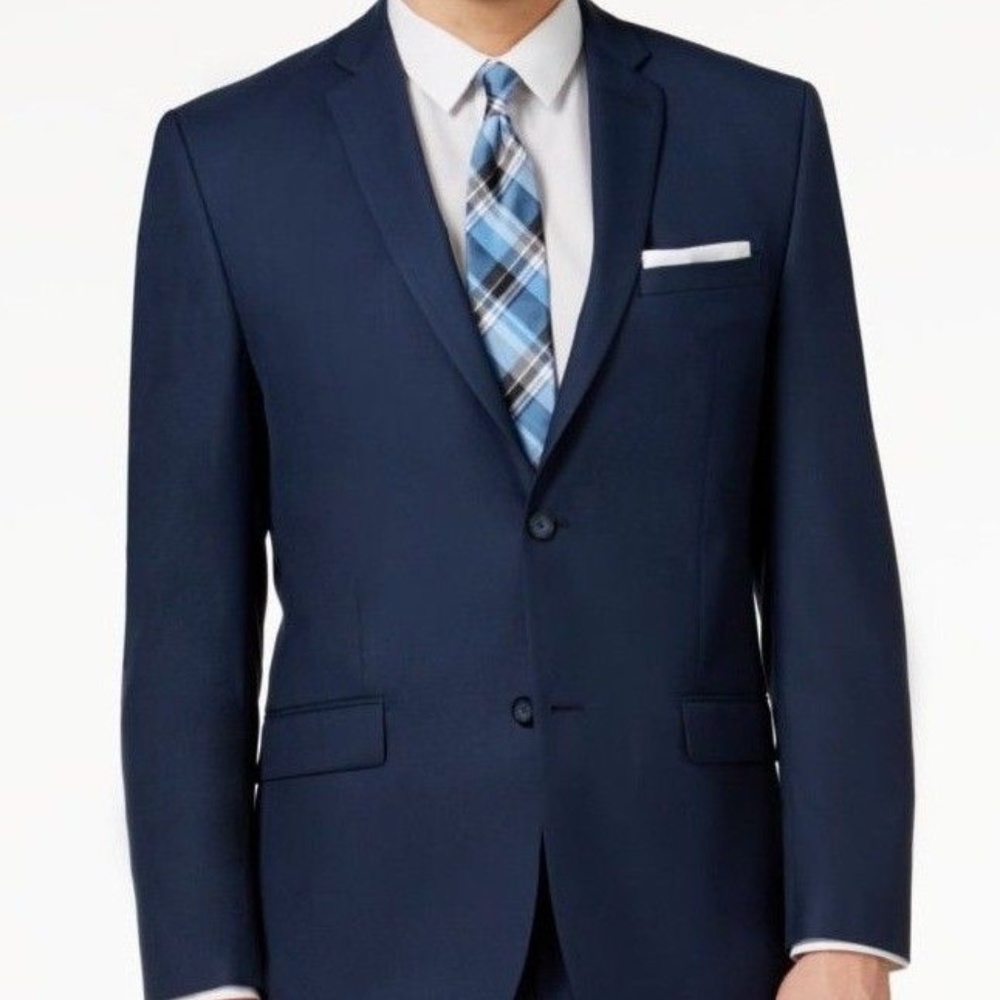 MARC NEW YORK ANDREW MARC Blue 2Button Blazer 40R